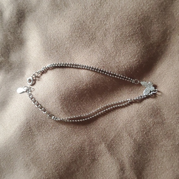 STERLING SILVER BUTTERFLY BRACELET - Picture 2 of 3